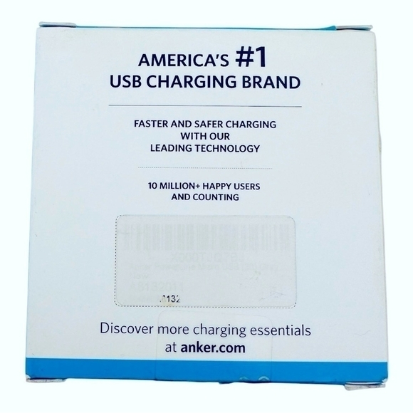 Ankle PowerLine Micro USB 3 Feet Cord Gray USB Charging Cord Charger - Picture 2 of 2